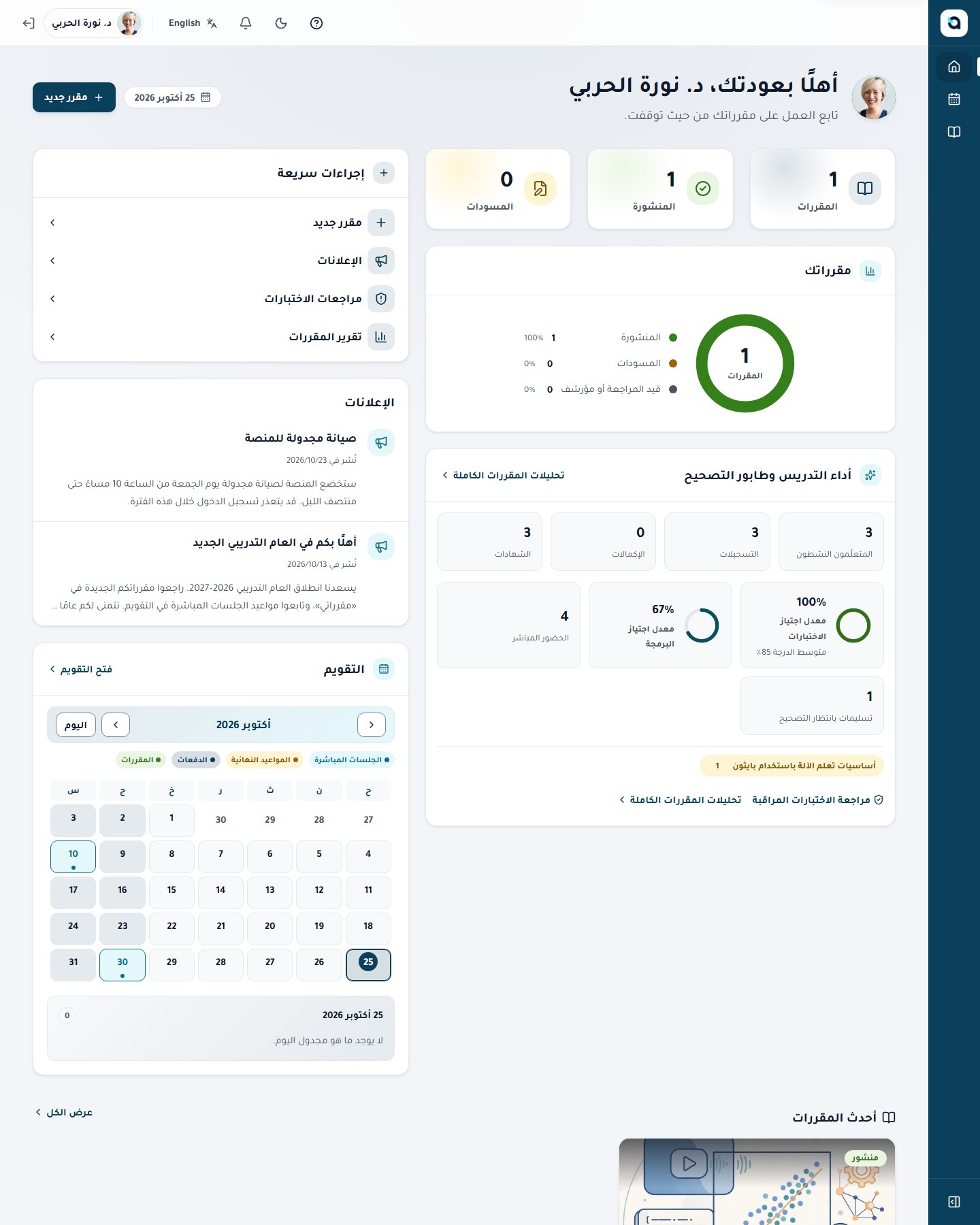 لوحة المدرّب