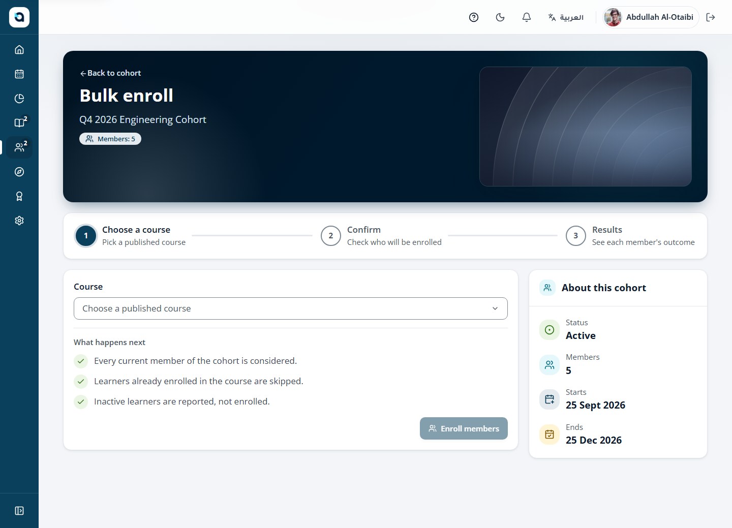 Bulk enrollment
